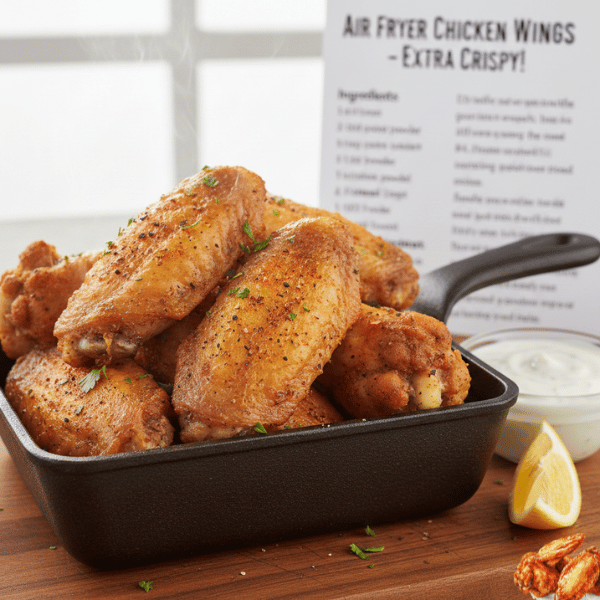 Air Fryer Chicken Wings (Extra Crispy & Easy Recipe)