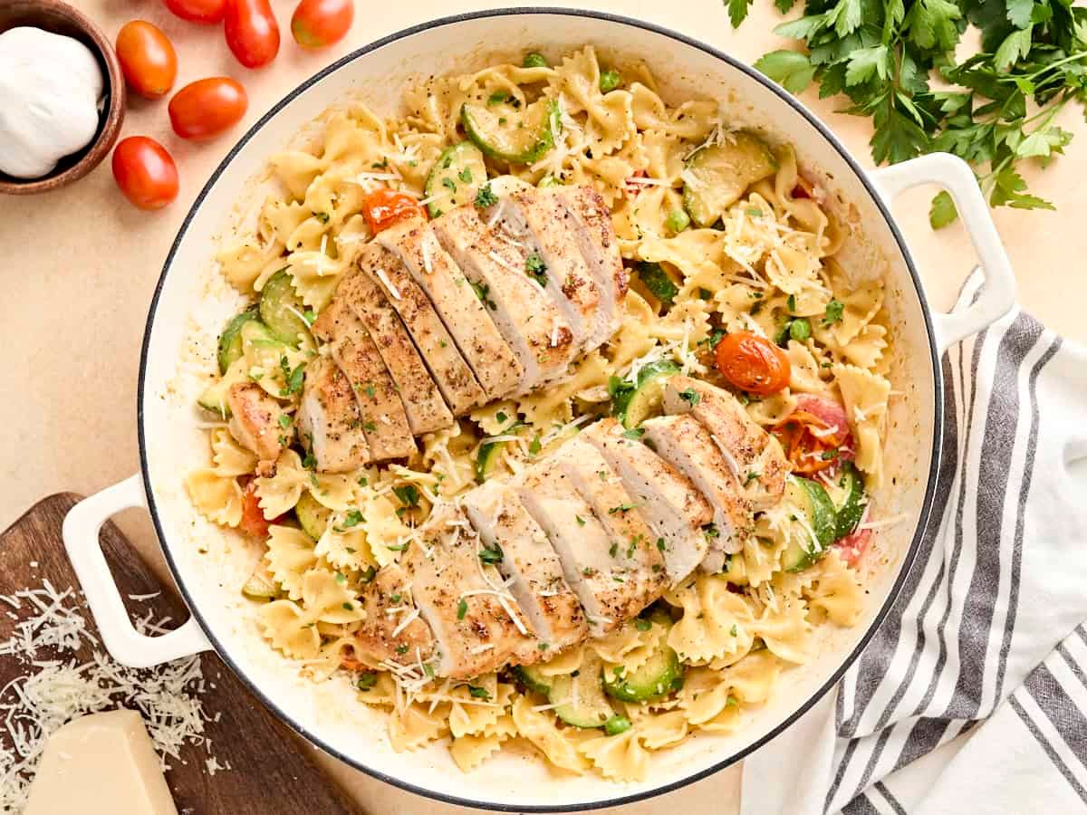 Chicken Pasta Primavera – Budget Bytes Pasta Recipe