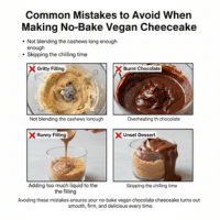 Common Mistakes to Avoid When Making No-Bake Vegan Cheesecake