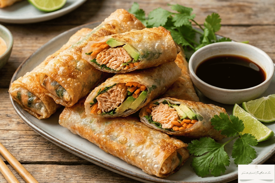 Crispy Salmon Spring Rolls (Gluten-Free and Easy!)