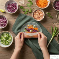 Step 3 Fill and Roll