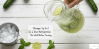 Store the Cucumber Lime Agua Fresca in the refrigerator for up to 2 days. However, for the best taste, enjoy it fresh.