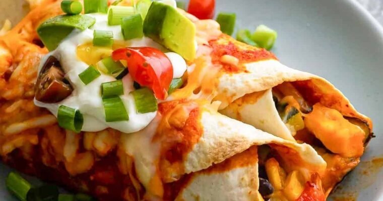Vegetarian Enchiladas – Sweet Peas and Saffron