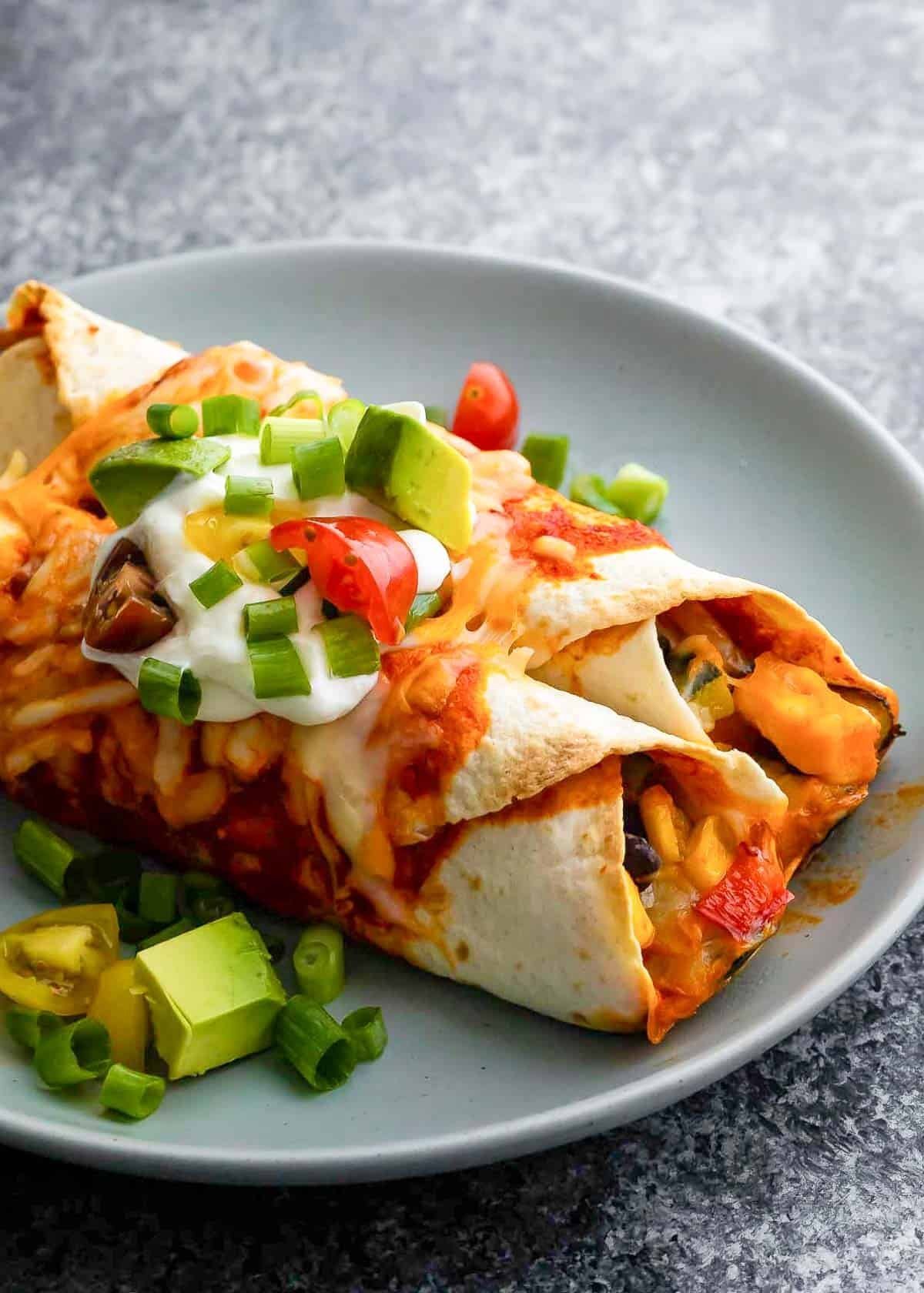 Vegetarian Enchiladas – Sweet Peas and Saffron