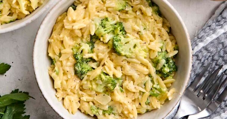 Broccoli Cheddar Orzo – Budget Bytes Pasta Recipe