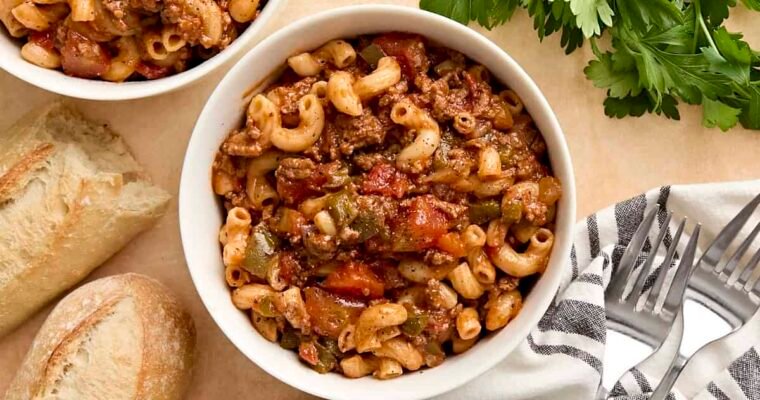 Easy American Goulash – One Pot Pasta Recipe