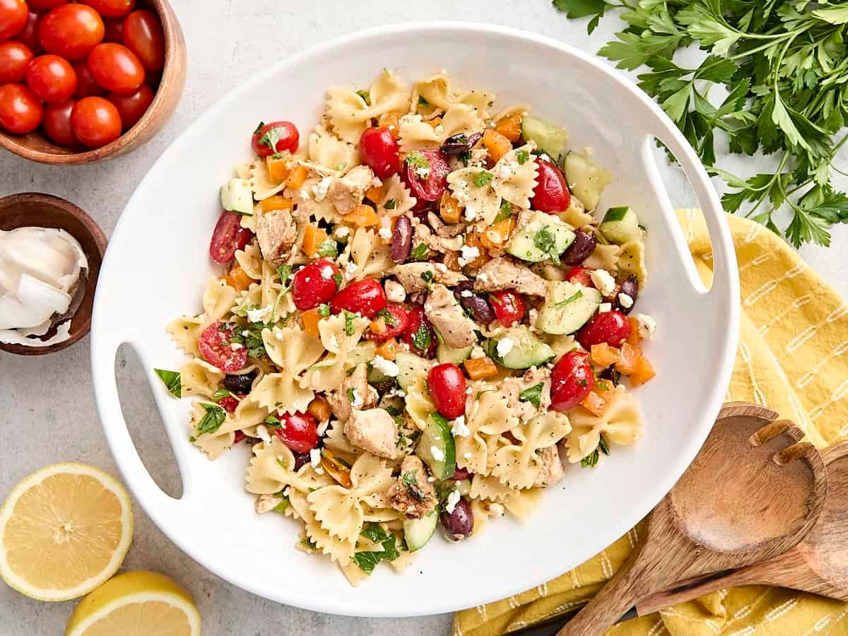 Greek Chicken Pasta Salad – Budget Bytes Pasta Recipe