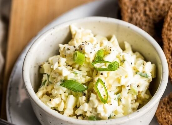High Protein Egg Salad – Healthy, Low Calorie
