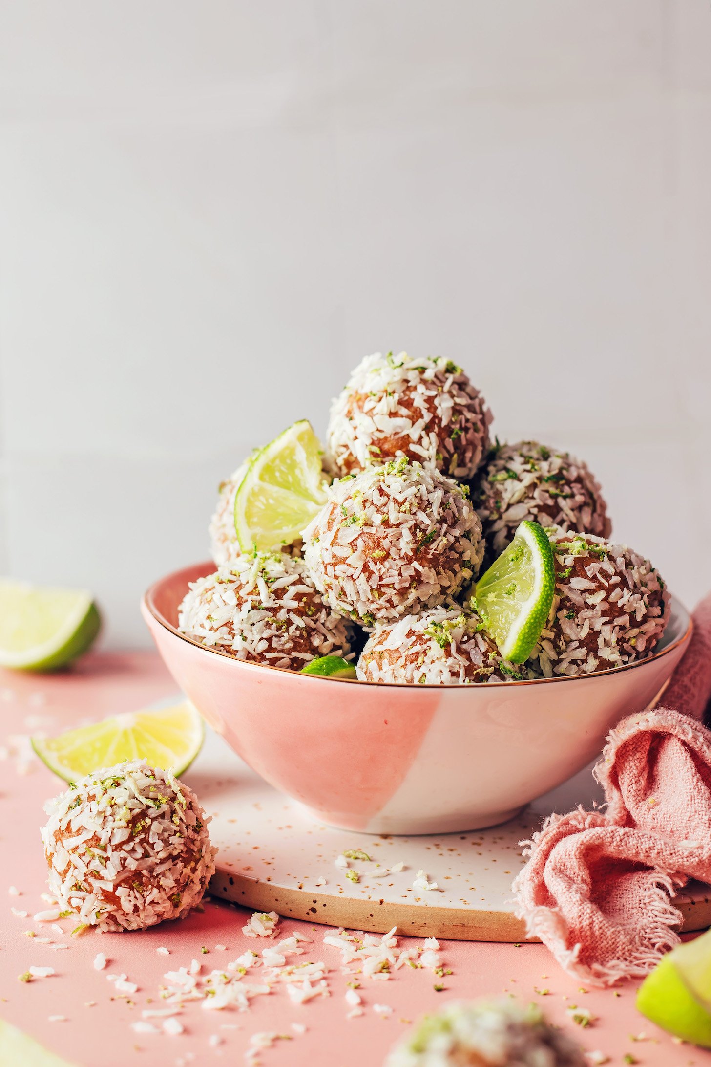 No-Bake Coconut Lime Energy Bites