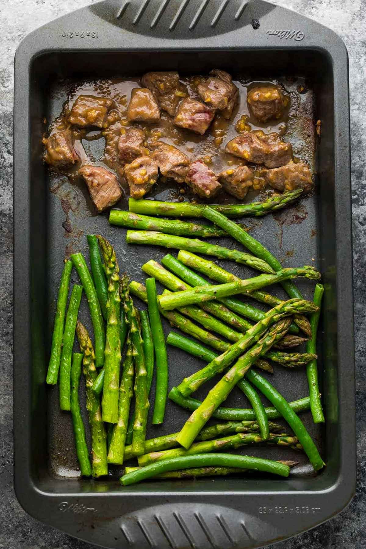 Easy Steak Tips and Veggies
