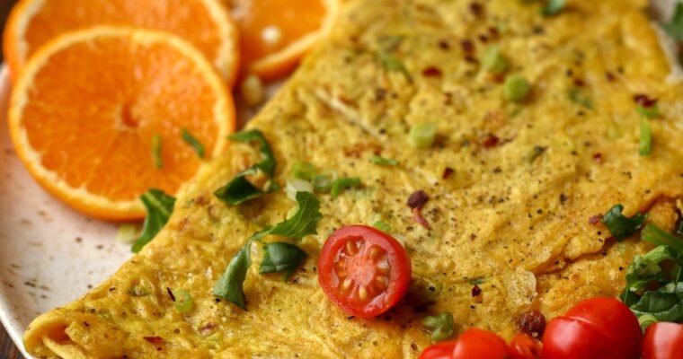Vegan Chickpea Flour Vegan Omelet (soy-free, gluten-free, nut-free)