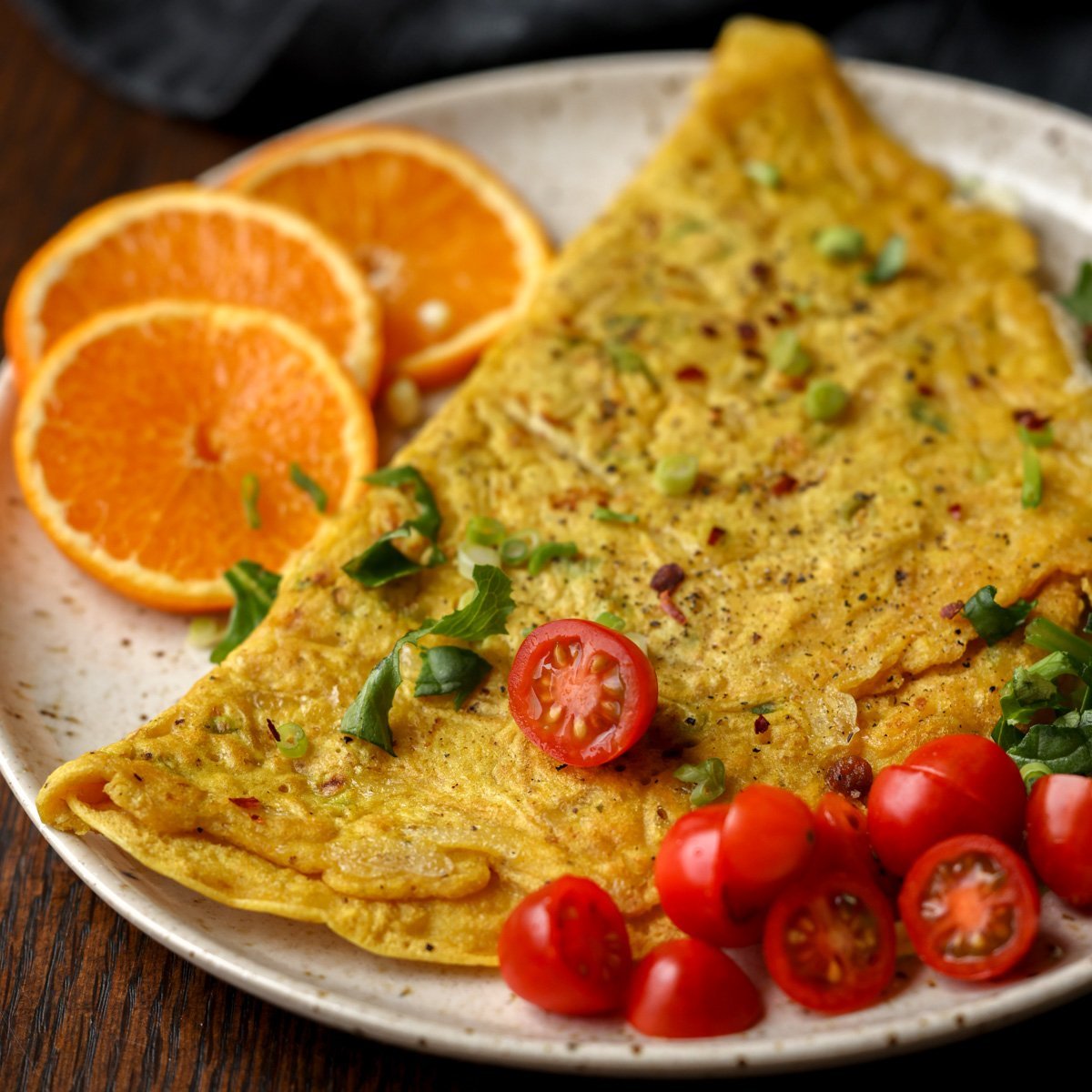 Vegan Chickpea Flour Vegan Omelet (soy-free, gluten-free, nut-free)