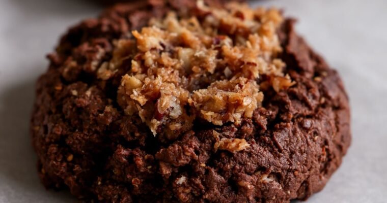 Vegan Vegan German Chocolate Cookies -Vegan Richa