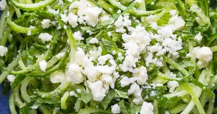 Cucumber Feta Salad – Sweet Peas and Saffron
