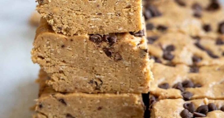 No Bake Peanut Butter Protein Bars