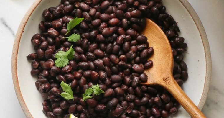 Instant Pot Black Beans (no soak needed!)