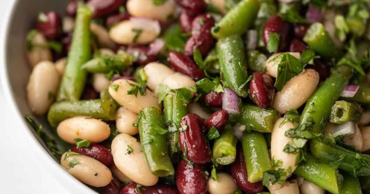 Classic Three Bean Salad – Easy Side Dish