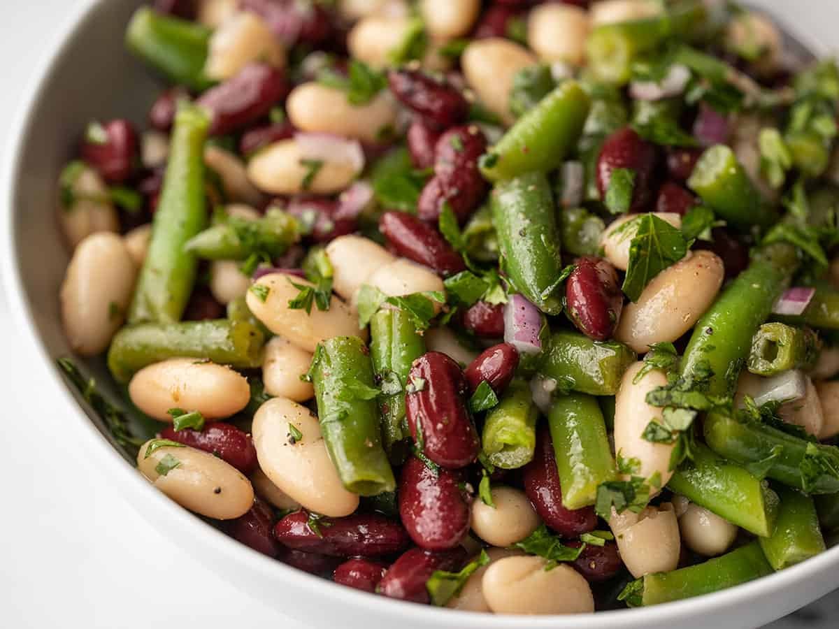 Classic Three Bean Salad – Easy Side Dish