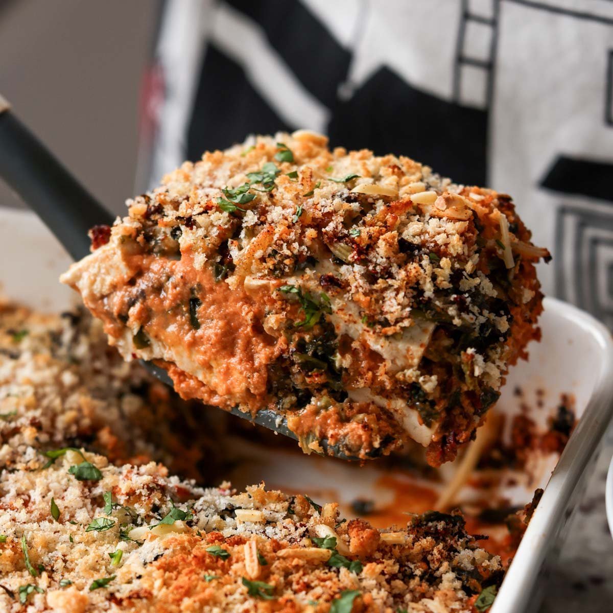 Vegan Marry Me Tofu Bake (no pasta lasagna)