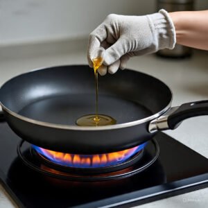 Heat a lightly greased skillet or nonstick pan over medium heat.