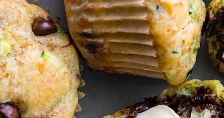 Zucchini Chocolate Chip Muffins – Sweet Peas and Saffron
