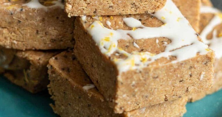 Lemon Protein Bars – Sweet Peas and Saffron