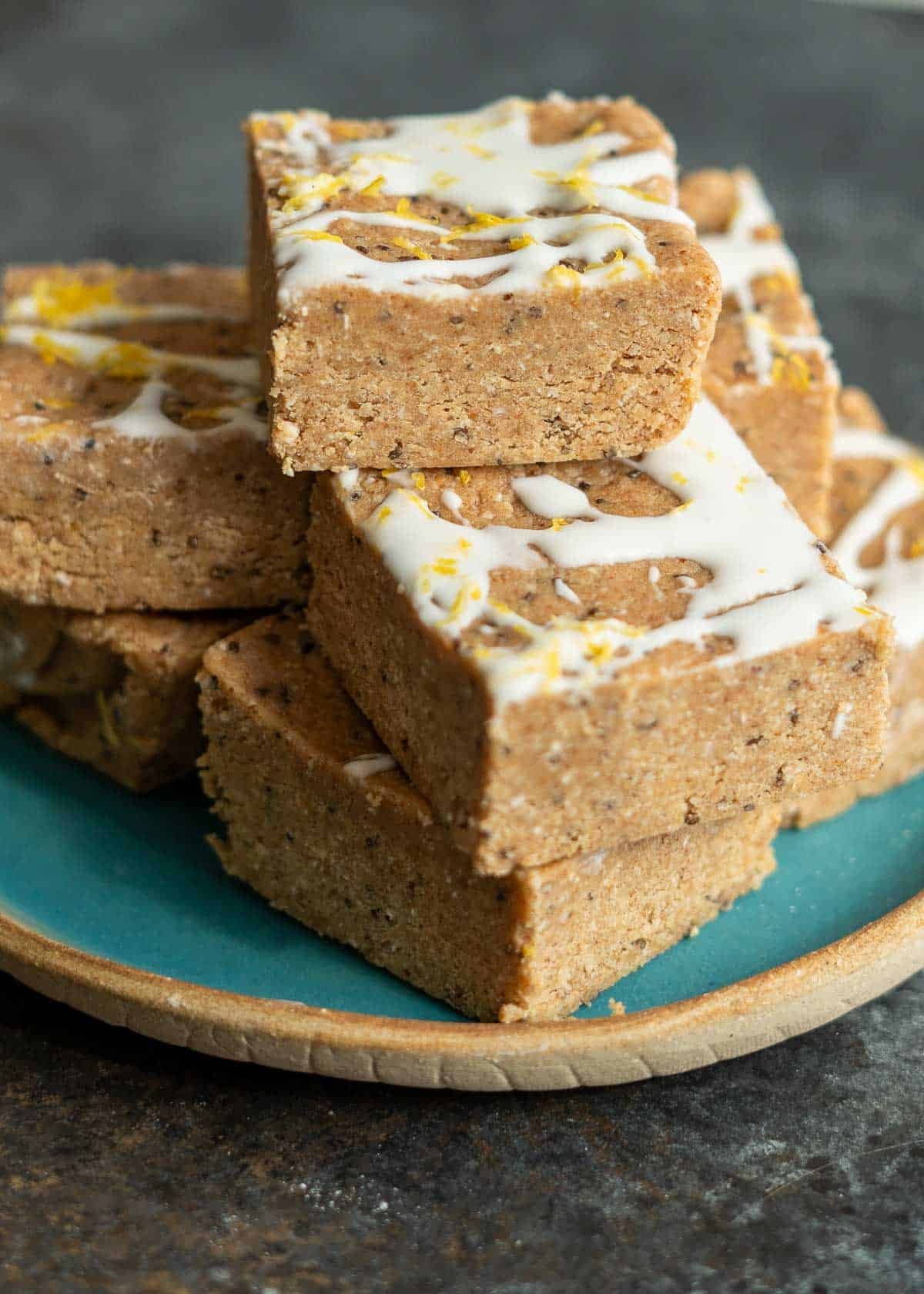 Lemon Protein Bars – Sweet Peas and Saffron