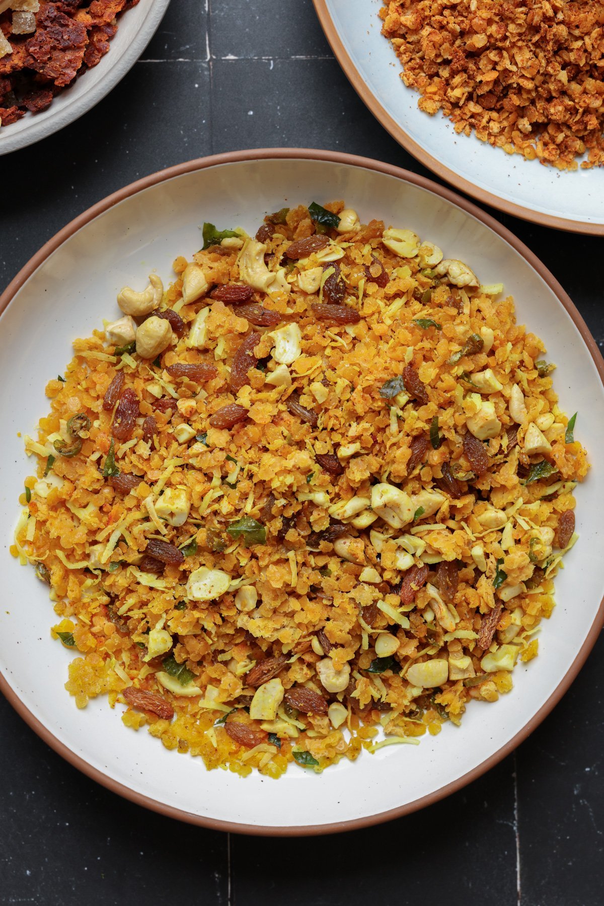 Vegan Lentil Trail Mix, 3 Ways (16 grams protein per serving!)