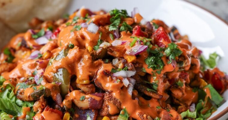 Vegan Smoky Cajun Veggies & Smashed White Beans (One Sheet-Pan)