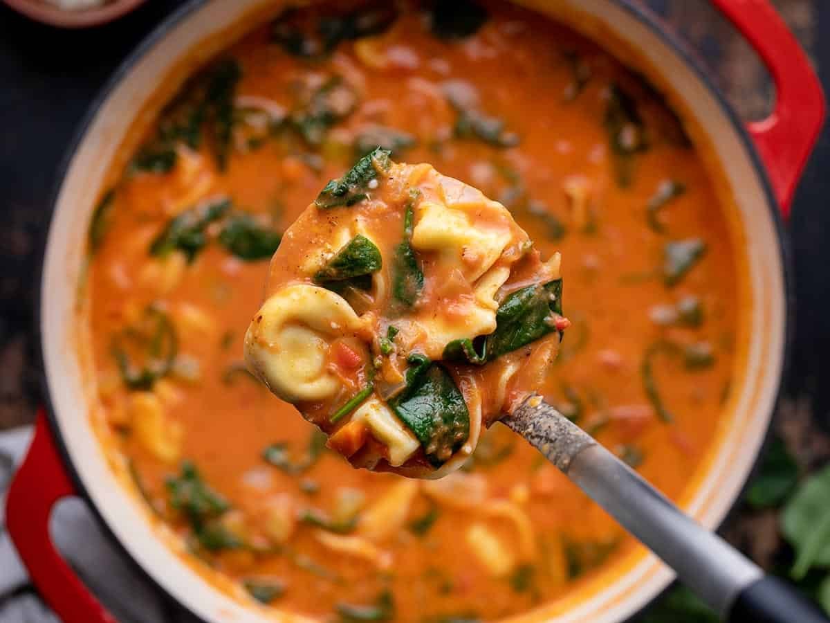 Creamy Spinach Tortellini Soup – Budget Bytes Pasta Recipe