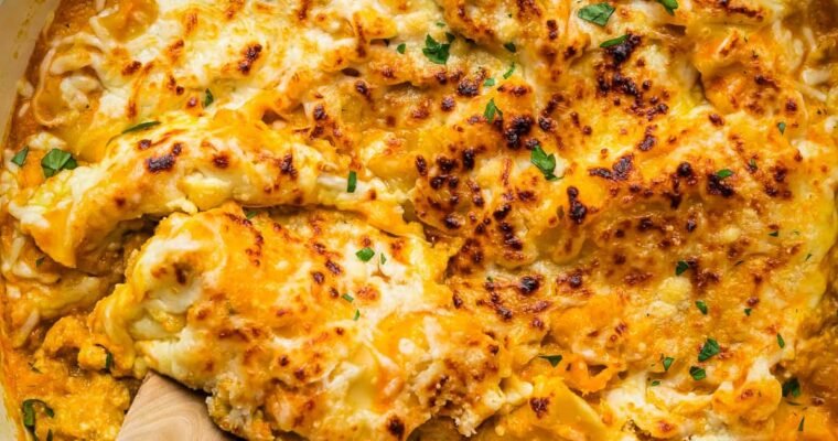 Pumpkin Lasagna Skillet – Skinnytaste