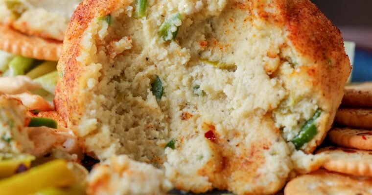 Vegan Vegan Jalapeño Popper Cheese Ball (30 Minutes)