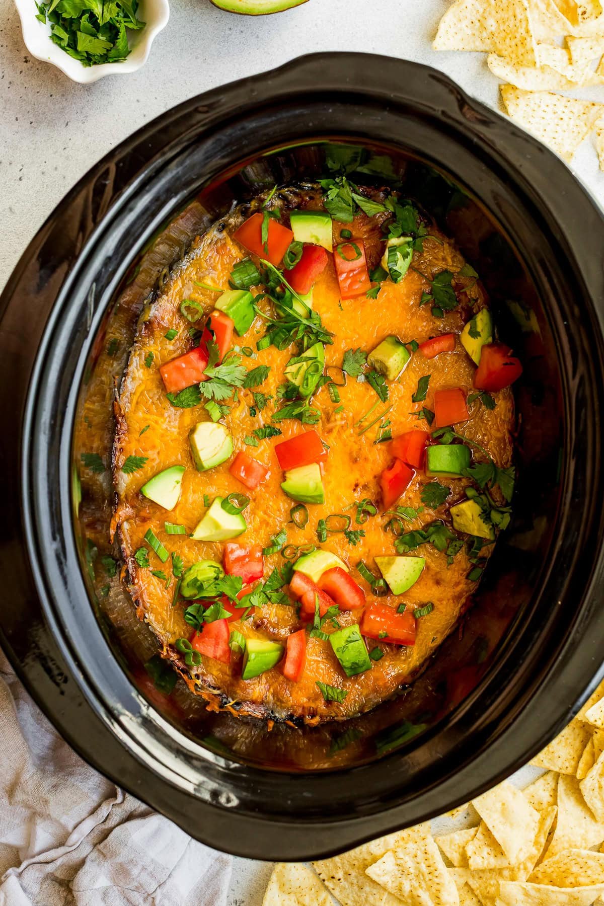 Crockpot Taco Dip (Easy Slow Cooker Appetizer)