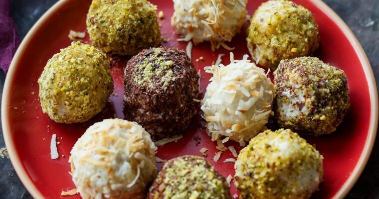 Vegan Kheer Ladoo (Indian Rice Pudding Truffles)
