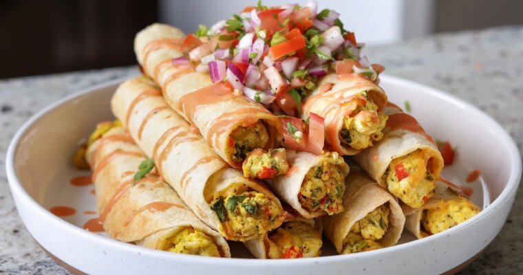 Vegan Easy Breakfast Taquitos