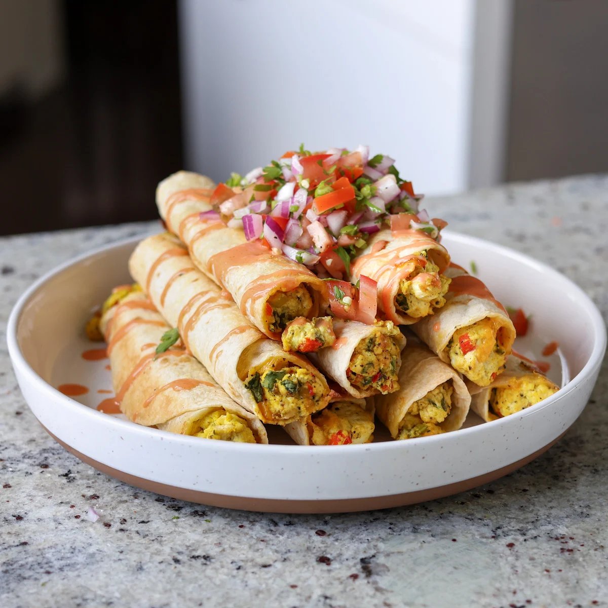 Vegan Easy Breakfast Taquitos