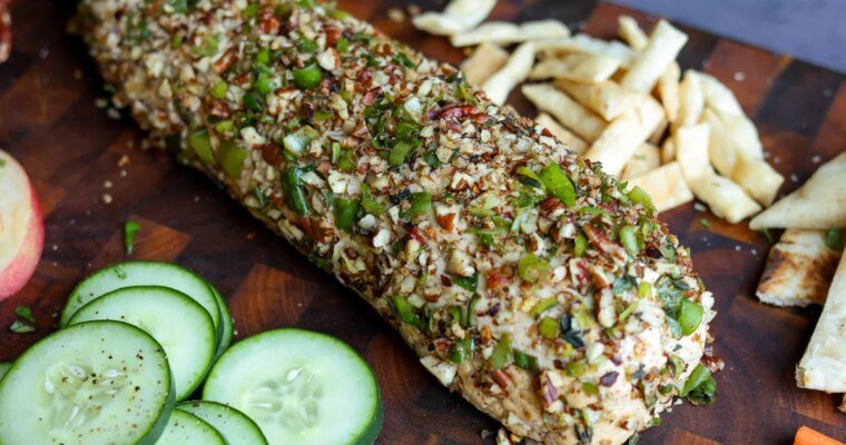 Vegan Holiday Vegan Cheese Log