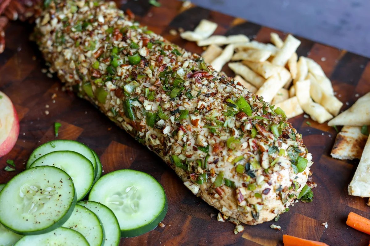 Vegan Holiday Vegan Cheese Log