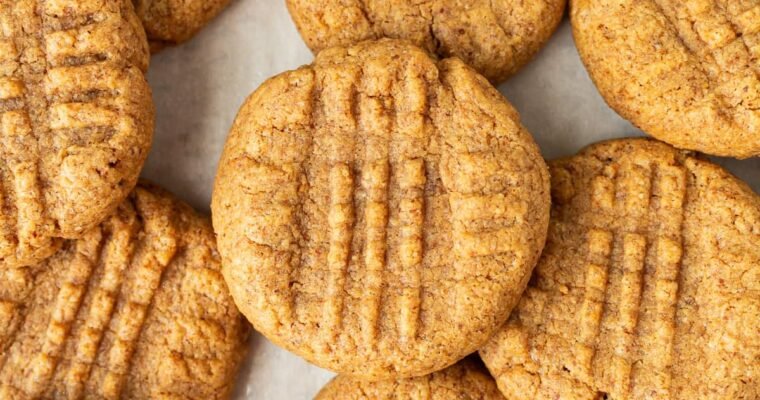 The Easiest 3-Ingredient Almond Butter Cookies