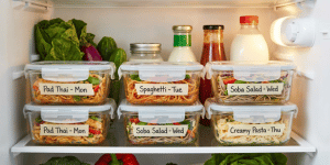 Store single meal portions for easy grab-and-go lunches.