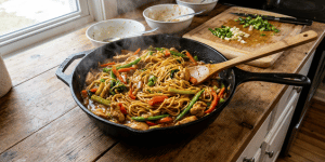 Choose recipes that require only one pot or pan. This reduces cooking time and cleaning.