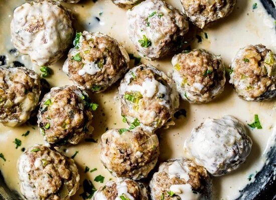 Swedish Meatballs | Skinnytaste